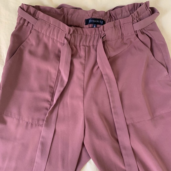 silk, flow, tie pants - Picture 2 of 5